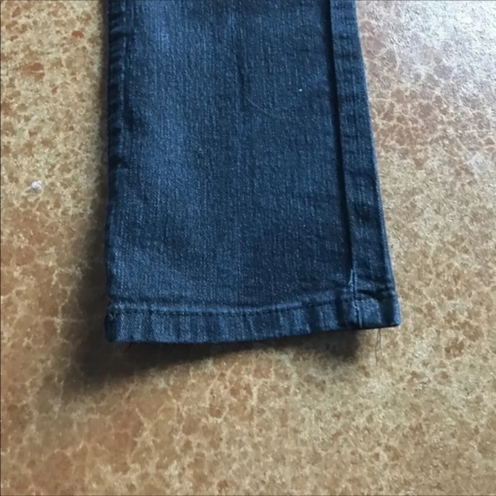 Govanni 13/14 skinny dark wash embellished star rhinestone pocket mid rise jeans